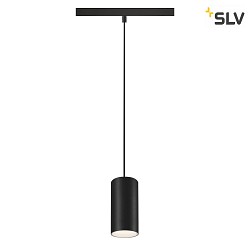 pendant luminaire NUMINOS S 48V DALI 2 20 for VDU workstation, DALI controllable IP20, black matt dimmable