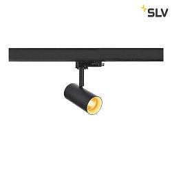 Projecteur triphas NOBLO SPOT rond, pivotant, rotatif IP20, noir gradable