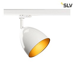 3-phase spot PARA CONE 14 swivelling, rotatable GU10 IP20, white, lacquered dimmable