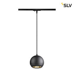 1- Luminaire  suspension monophas LIGHT EYE 150 GU10 IP20, noir gradable