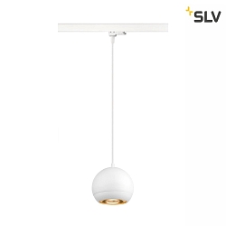 3-phase pendant luminaire LIGHT EYE 150 GU10 IP20, white dimmable