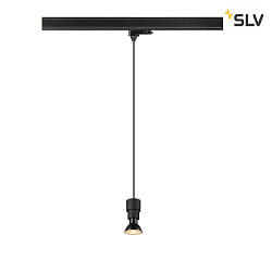 Luminaire suspendu triphas PURI 2.0 BASIC GU10 IP20, noir gradable