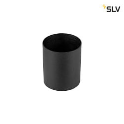 lamp shade PURI 2.0 - TUBE cylindrical, black