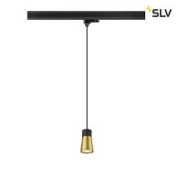 Luminaire suspendu triphas PURI 2.0 - CONE conique GU10 IP20, noir gradable