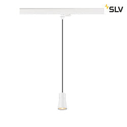 Luminaire suspendu triphas PURI 2.0 - CONE conique GU10 IP20, blanche gradable