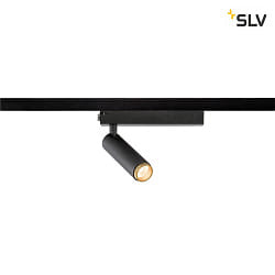 1-phase spot GRIP! S PHASE swivelling, for VDU workstation IP20, black dimmable