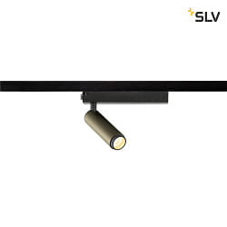 1-phase spot GRIP! S PHASE DTW swivelling, for VDU workstation, Dim-To-Warm IP20, bronze dimmable