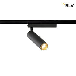 1-phase spot GRIP! M PHASE swivelling, for VDU workstation IP20, black dimmable