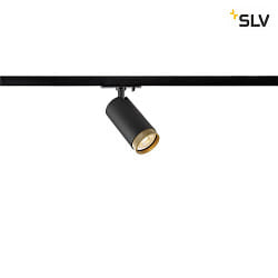 1-phase spot GRIP! L GU10 swivelling, rotatable GU10 IP20, black dimmable