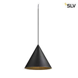 pendant luminaire MAGICO 38 E27 IP20, black matt dimmable