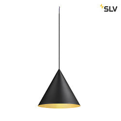 pendant luminaire MAGICO 38 E27 IP20, black matt dimmable