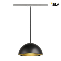 1- Luminaire  suspension monophas FORCHINI M 40 TRACK E27 IP20, noir gradable