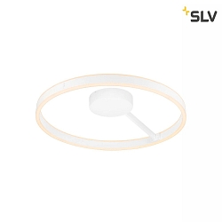 wall and ceiling luminaire ONE PHASE 60CM up / down, CCT Switch, ring shape IP20, white matt dimmable