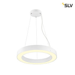 pendant luminaire MEDO RING 60 DALI for VDU workstation, DALI controllable, CCT Switch IP20, white dimmable