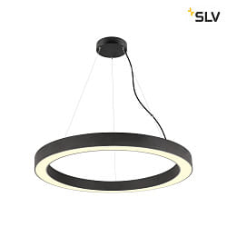 pendant luminaire MEDO RING 90 DALI for VDU workstation, DALI controllable, CCT Switch IP20, black dimmable