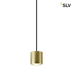 pendant luminaire OCULUS PHASE DTW PVD round, Dim-To-Warm, adjustable IP20, brushed brass dimmable