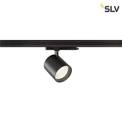 Luminaire triphas TRACKSPOT V IP20, noir, laqu 