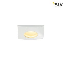 Recessed Outdoor LED downlight OUT 65 SQUARE, IP65, COB LED, 3000K 38, clip springs, white
