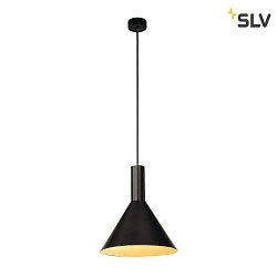 Pendant luminaire PHELIA M, black, E27, max. 23W