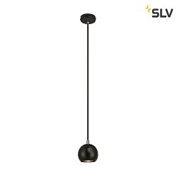 Pendant luminaire LIGHT EYE BALL, LED GU10, max. 6W, black/chrome