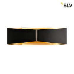 LED Wall luminaire CARISO WL-4 LED, 2x 9W LED, 2700K, black/brass