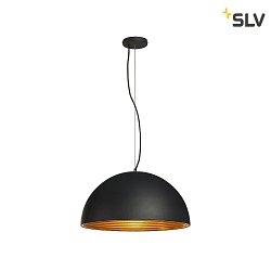 Pendelleuchte FORCHINI M PD-1 50 cm, schwarz / gold