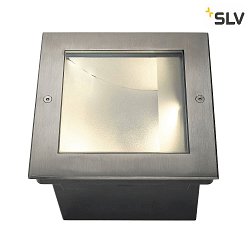 Apparecchio da incasso a terra DASAR LED SQUARE asimmetrico IP67, Acciaio inossidabile