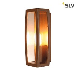 Outdoor luminaire MERIDIAN BOX 2 Wall luminaire, E27, IP54, rust