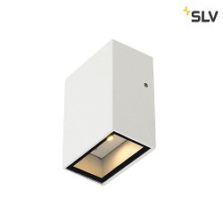 Luminaire mural QUAD 1 angulaire LED IP44, blanche