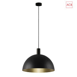 Luminaire  suspension TIGA 3707/35 E27 IP20, or, noir