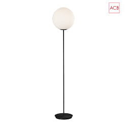 floor lamp PARMA 3946/30 E27 IP20, glossy, opal, black matt