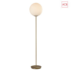 floor lamp PARMA 3946/30 E27 IP20, mat, opal, antique gold