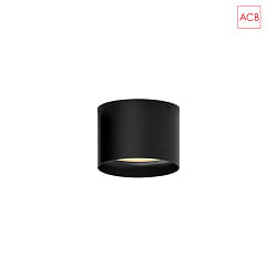 Luminaire de plafond TECH 3987/10 avec diffuseur IP44, noir