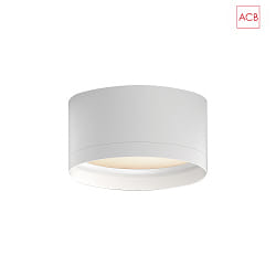 Luminaire de plafond TECH 3987/15 avec diffuseur IP44, blanche