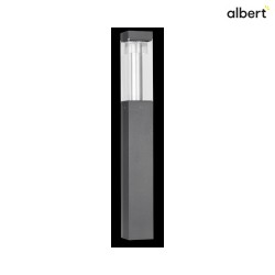 bollard lamp TYPE NO 622288 asymmetrical IP54, anthracite, transparent