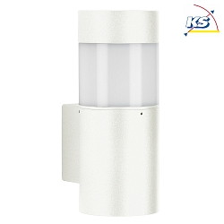 LED Auenwandleuchte Typ Nr. 0274, IP54 IK08, 9W 3000K 1000lm, Glas opal, Wei