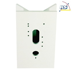 Corner bracket square Type No. 1007 for Albert Outdoor Wall luminaires, white