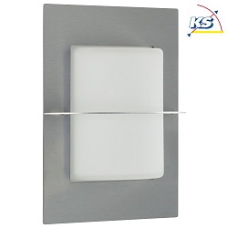 Outdoor Wall luminaire Type No. 6223, IP44, E27 QA55 max. 57W, stainless steel matt / opal