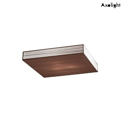 Ceiling luminaire PL CLAVIUS, 60x60cm, 3x E27, IP20, tobacco