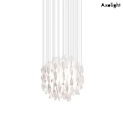 Luminaire  suspension SP AURA 60 E27 IP20, chrome, blanche gradable