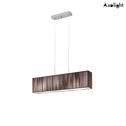 Luminaire  suspension SP CLAVIUS E27 IP20, chrome, le tabac gradable