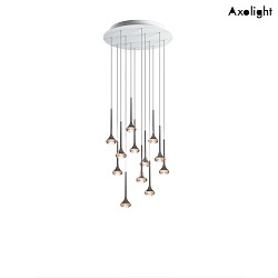 Luminaire  suspension SP FAIRY 2 12 flammes IP20, ambre gradable