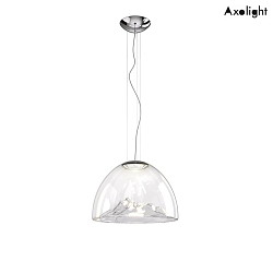 Luminaire  suspension SP MOUNTAIN VIEW IP20, chrome, limpide gradable