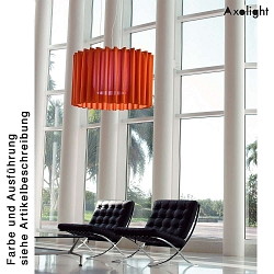 Luminaire  suspension SP SKIRT 100 E27 IP20, orange, noir  gradable