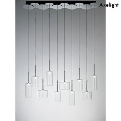 Pendant luminaire SP SPILLRAY 10, incl. G4 LED, 1.5W, 3000K, IP20, chrome, crystal glass