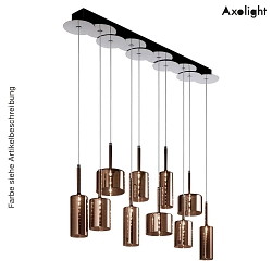 Luminaire  suspension SP SPILLRAY 10 10 flammes G4 IP20, chrome, gris 