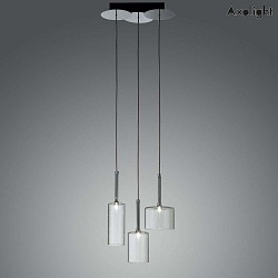 Luci a sospesione SP SPILLRAY 3 3-Lampadine G4 IP20, cromo, chiaro 