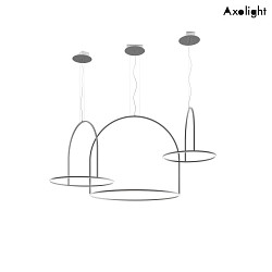 LED pendant luminaire SP U-LIGHT 090, 63W, 3000K, 4904lm, IP20, anthracite