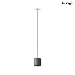 Recessed LED pendant luminaire SP URBA P I, 15W, 2700K, 1350lm, IP20, matt nickel