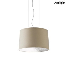 Pendant luminaire SP VELVET 100, 4x E27, beige / white